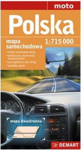 POLSKA Mapa samochodowa 1: 715 000