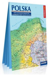 POLSKA Mapa ogolnogeograficzna i administracyjno-samochodowa 1: 000 000