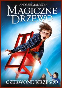 MAGICZNE DRZEWO Czerwone Krzeslo