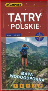 TATRY POLSKIE Mapa wodoodporna
