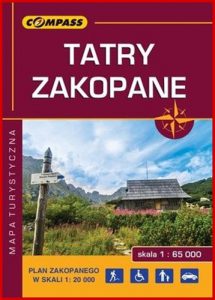 TATRY ZAKOPANE Mapa turystyczna