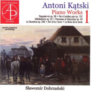 ANTONI KĄTSKI Piano Works 1 - CD