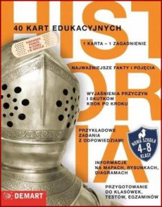 HISTORIA 40 kart edukacyjnych Klasy 4-8
