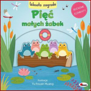 PIĘĆ MAŁYCH ŻABEK Ruchome elementy