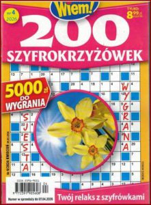 200 SZYFROKRZYŻÓWEK Kwiecień 2026 - Mgz