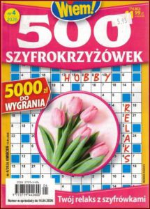 500 SZYFROKRZYŻÓWKI Kwiecień 2026 - Mgz